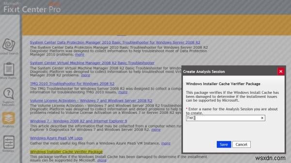 Troubleshoot and Restore Missing Windows Installer Cache files