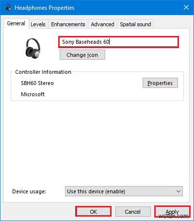 How to rename an Audio device in Windows 11/10