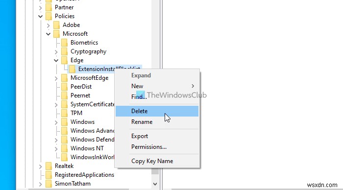Your admin has blocked Extension; Cannot enable or disable Edge extensions