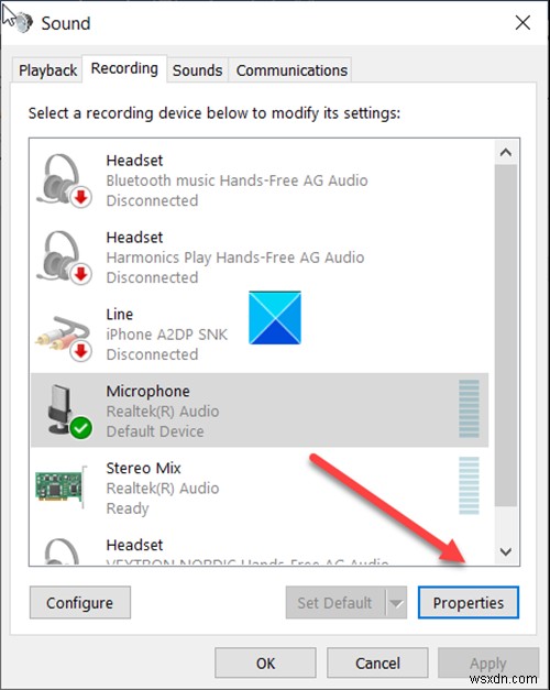 Mic or Microphone not working on Windows 11/10