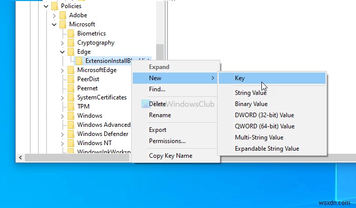 How to prevent users from installing extensions in Microsoft Edge