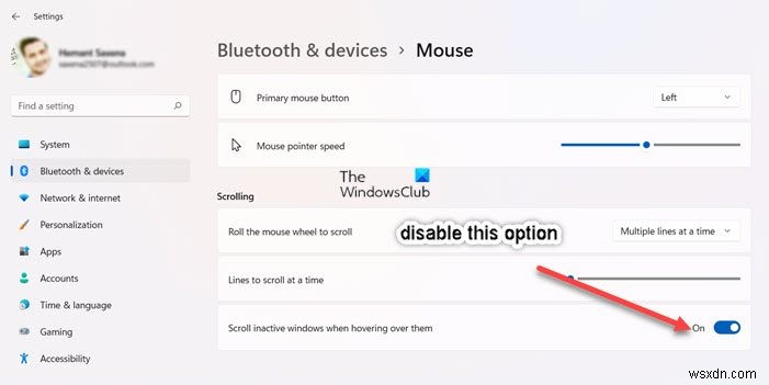 Mouse scrolling automatically up or down in Windows 11/10