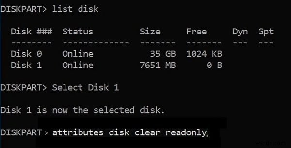 DiskPart has encountered an error: Access is denied