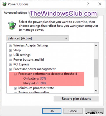 How to configure hidden Power Options in Windows 11/10