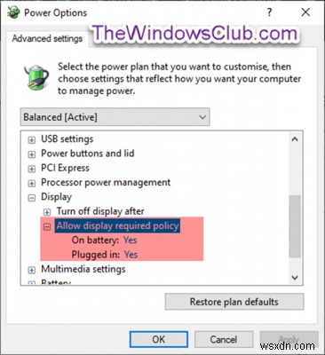 How to configure hidden Power Options in Windows 11/10