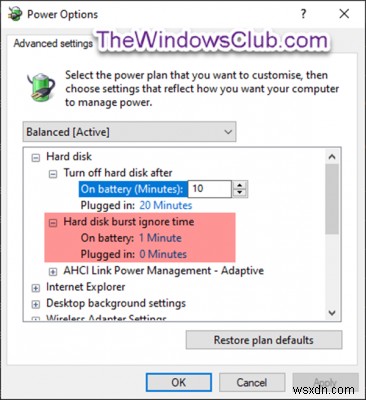 How to configure hidden Power Options in Windows 11/10