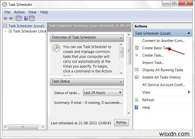 Schedule Shutdown or Restarts using the Task Scheduler in Windows 11/10