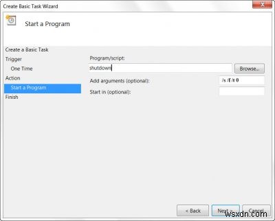 Schedule Shutdown or Restarts using the Task Scheduler in Windows 11/10