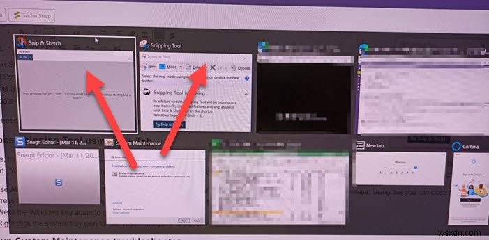 Snipping Tool locked, freezes, or crashing in Windows 11/10