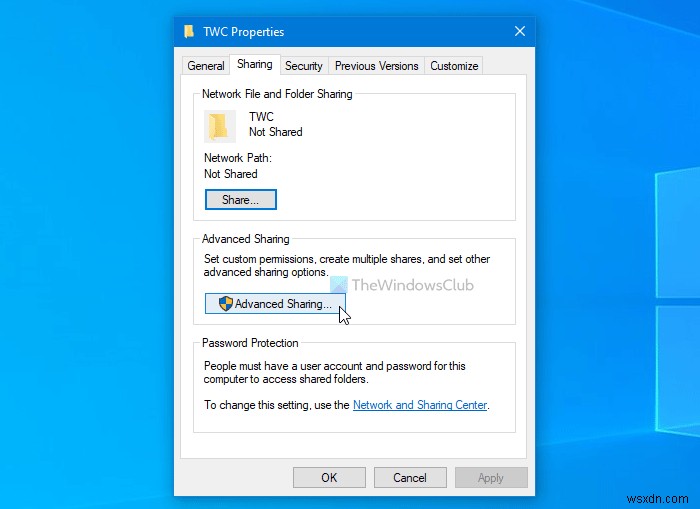 You must have Read permissions to view the properties of this object