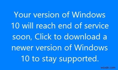 Windows 10 stuck on unsupported version; will not upgrade to newer version