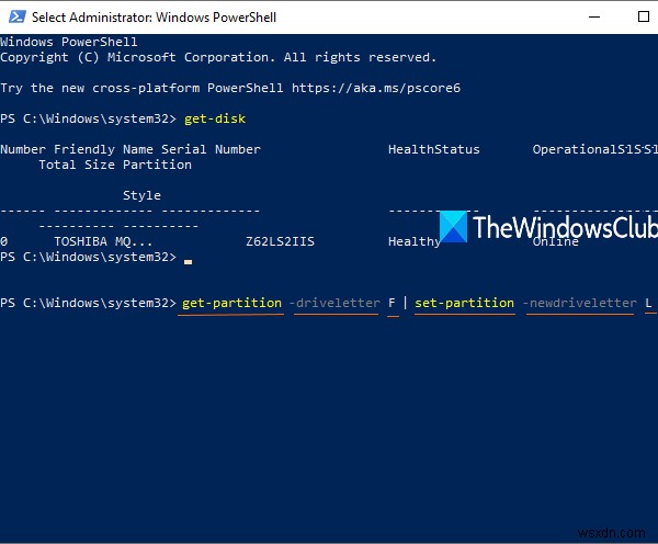 How to change Drive letter in Windows 11/10