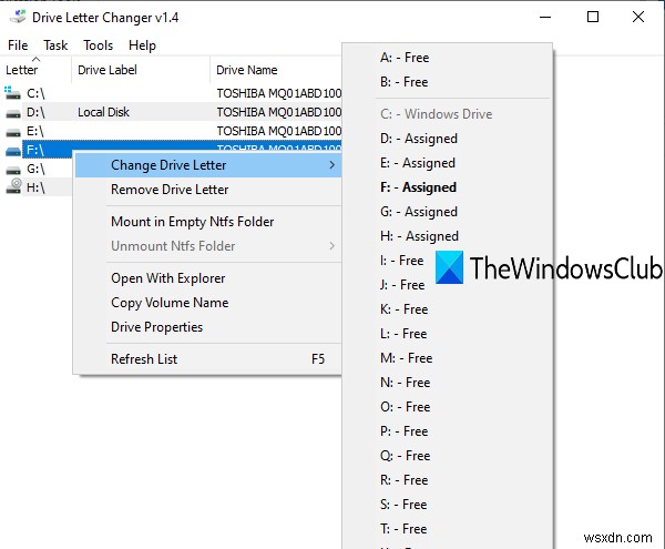 How to change Drive letter in Windows 11/10