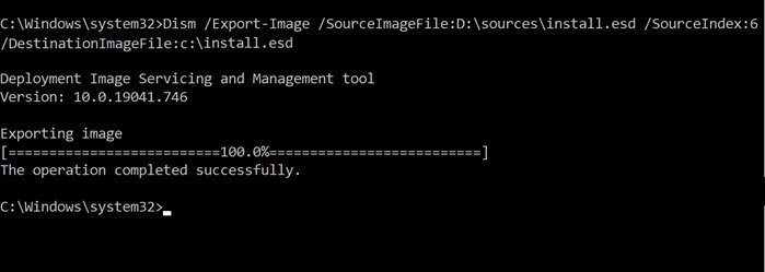 Extract specific Windows version from Windows 10 Multiple Edition ISO