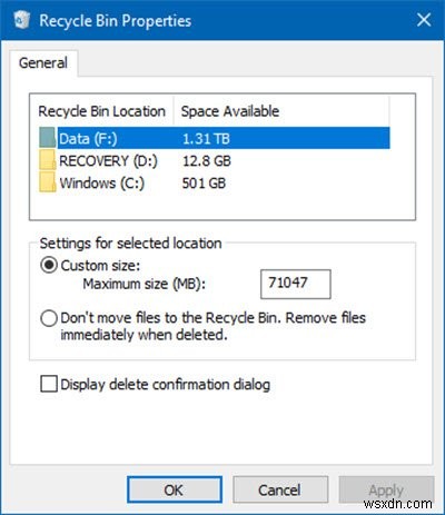 Recycle Bin Tricks and Tips for Windows 11/10