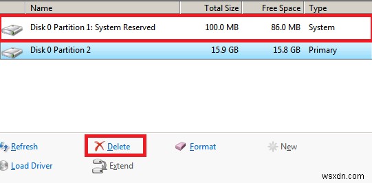 Windows could not format a partition on disk – Error Code 0x80070057