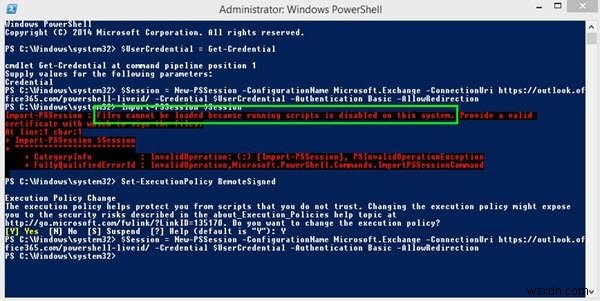 PowerShell: File cannot be loaded because running scripts is disabled on this system