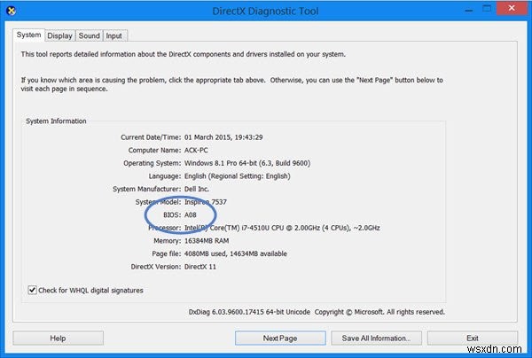 How to check BIOS version in Windows 11/10