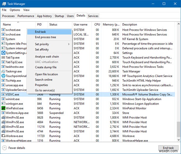 What is vssvc.exe? Fix vssvc.exe high Disk, CPU, Memory usage on Windows 11/10