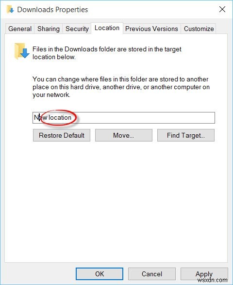 How to change default Downloads folder location in  Microsoft Edge