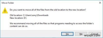 How to change default Downloads folder location in  Microsoft Edge