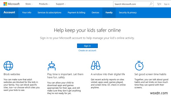 How to set up Family Accounts on Windows 11/10