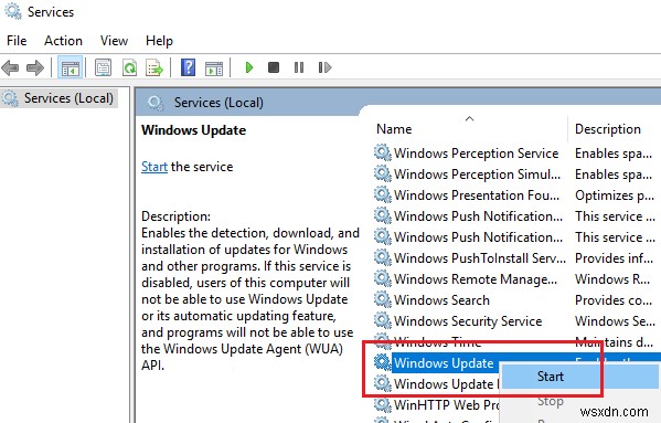 Fix Windows Update Error 0x8024A10A