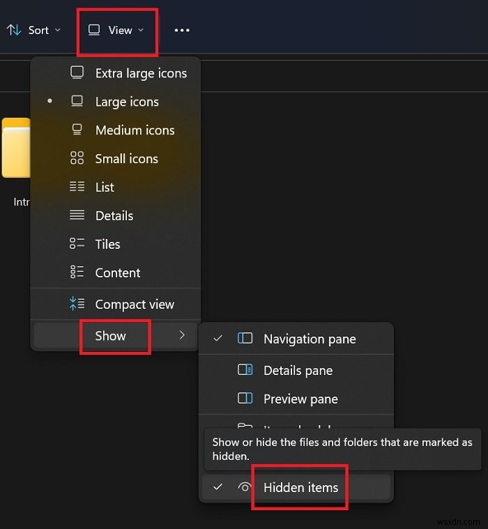 File Explorer not showing files even though they exist on Windows 11/10