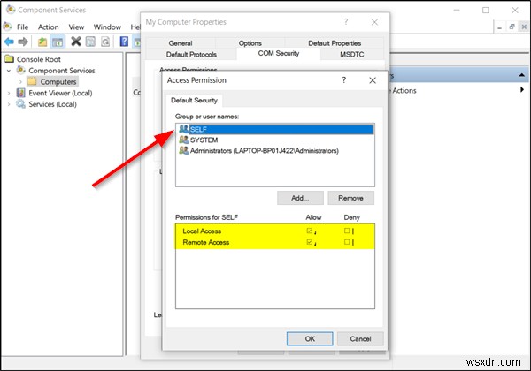The server did not register with DCOM within the required timeout