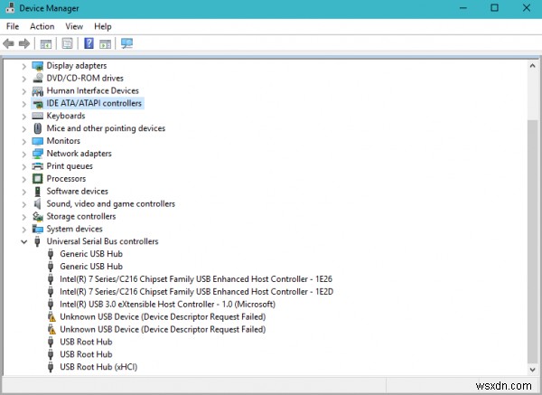 Fix Unknown USB Device, Set address failed error message on Windows 11/10