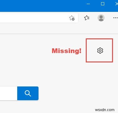 New Tab Customize Option missing in Microsoft Edge