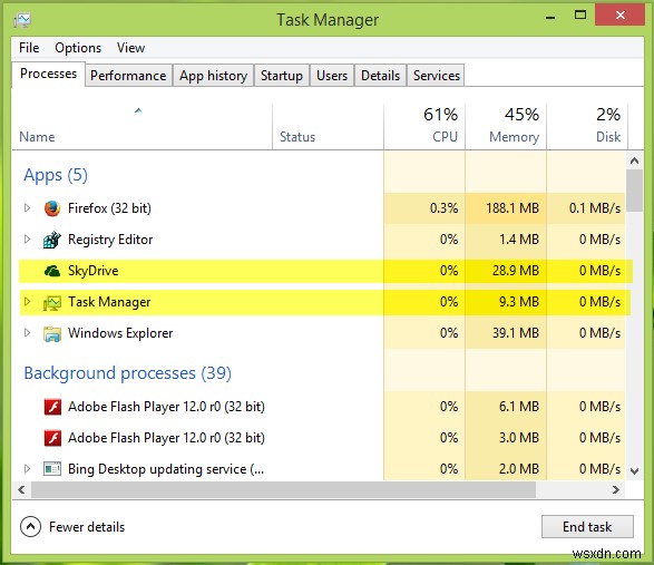 OneDrive Exclamation Mark error Icon in Windows File Explorer
