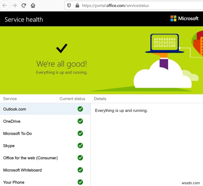 The user ID you entered does not exist – Microsoft account error