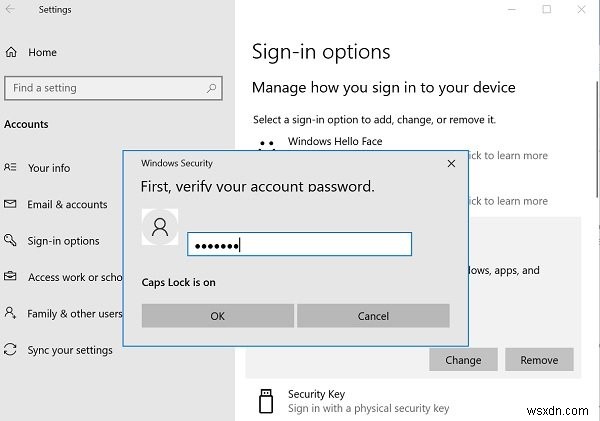 How to remove PIN login in Windows 11/10
