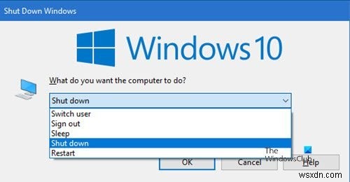 Keyboard shortcuts to Shut down or Lock Windows 11/10 computer