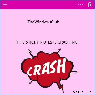 Sticky Notes crashes and has stopped working in Windows 11/10