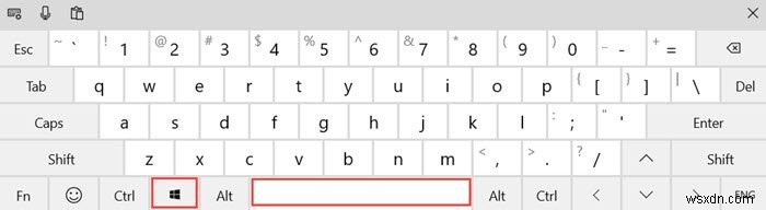 Windows key + Space bar combination not working on Windows 11/10