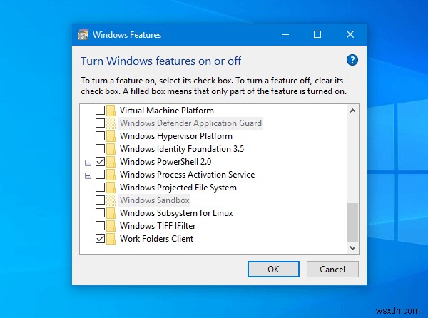 How to enable Windows Sandbox in VMware Workstation