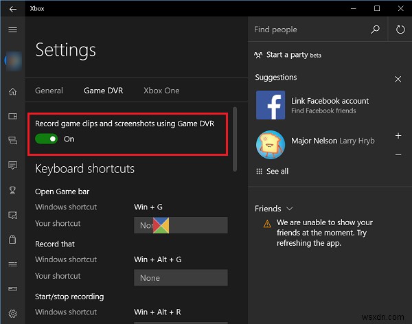 How to enable or disable Game DVR or Game Bar in Windows 11/10