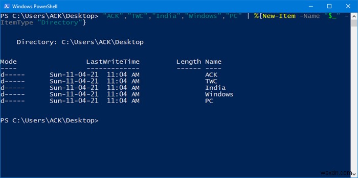 How to create multiple folders at once with different names in Windows 11/10