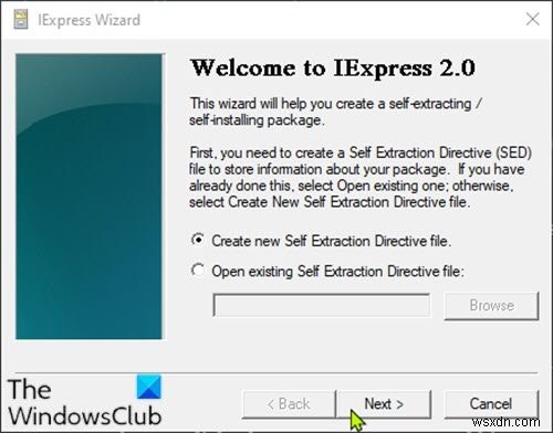 How to convert PowerShell script (PS1) file to EXE with IExpress on Windows 10