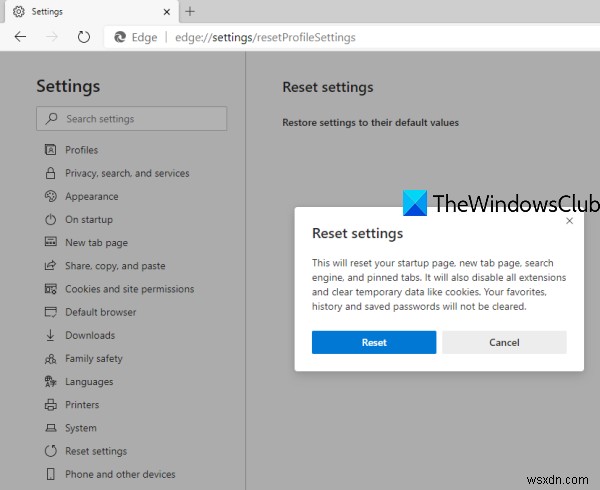 Microsoft Edge won’t open on Windows 11/10