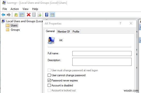 Set a Password Expiration Date for Microsoft Account and Local Account