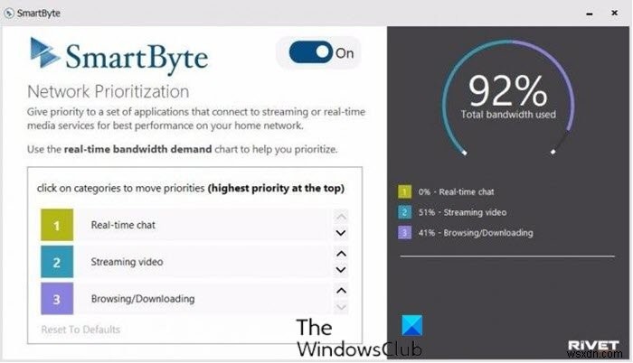 SmartByte Network Service causes slow Internet speed on Windows 11/10