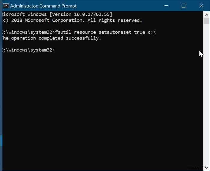 Transaction support within the specified resource manager is not started or was shut down