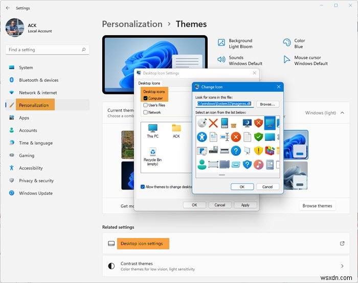 How to change File and Folder Icons in Windows 11/10