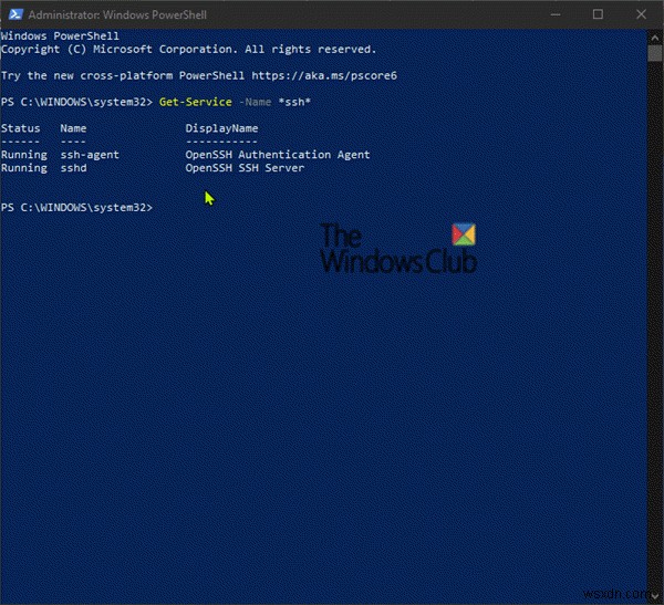 Install and configure OpenSSH client and server on Windows 11/10