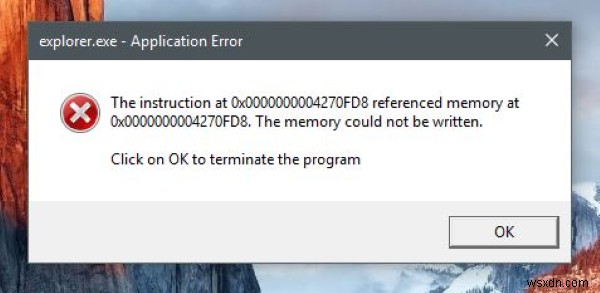 Fix Explorer.exe Application error on Windows 11/10