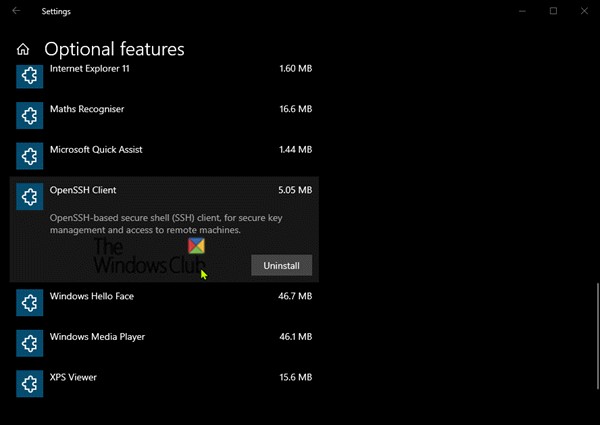 Install and configure OpenSSH client and server on Windows 11/10