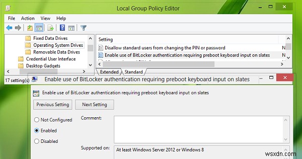 Your recovery key couldn’t be saved to this location error for BitLocker